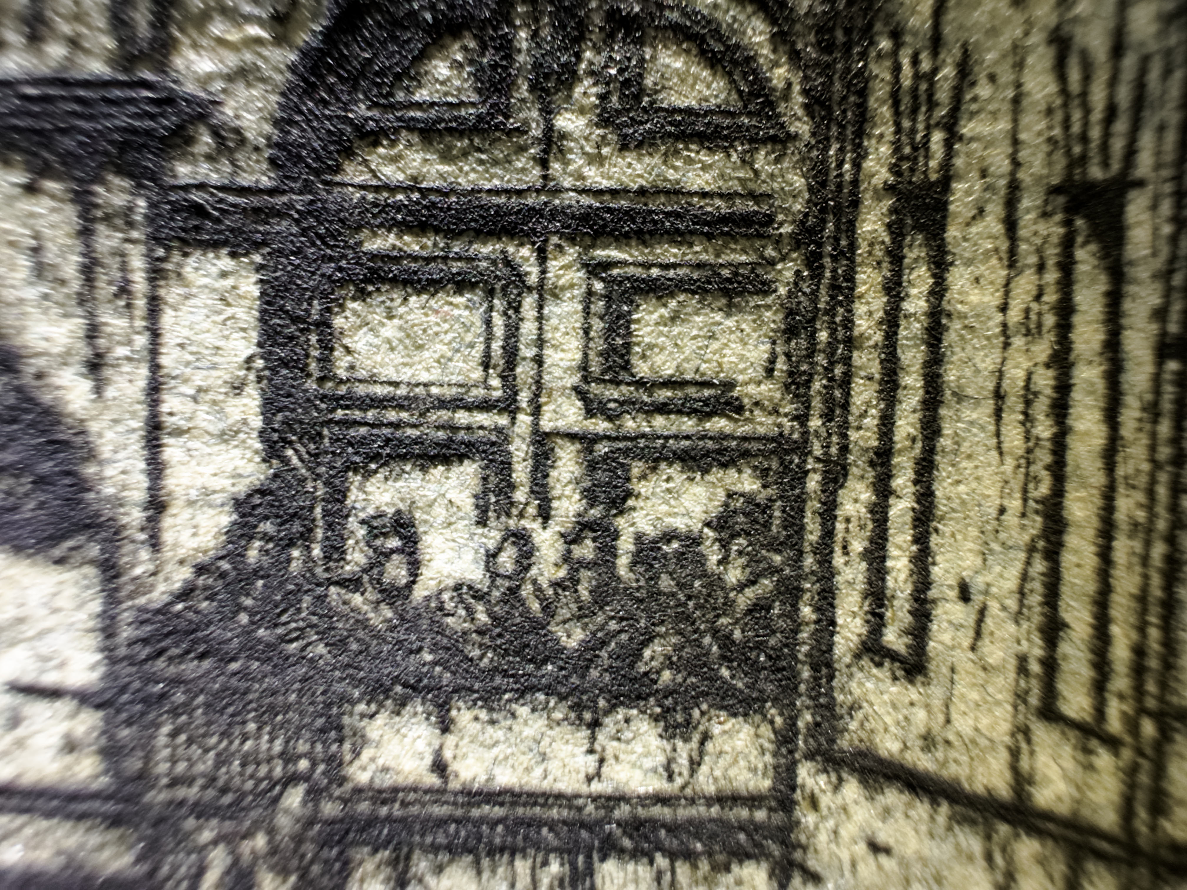 Structural etching with plate tone integration