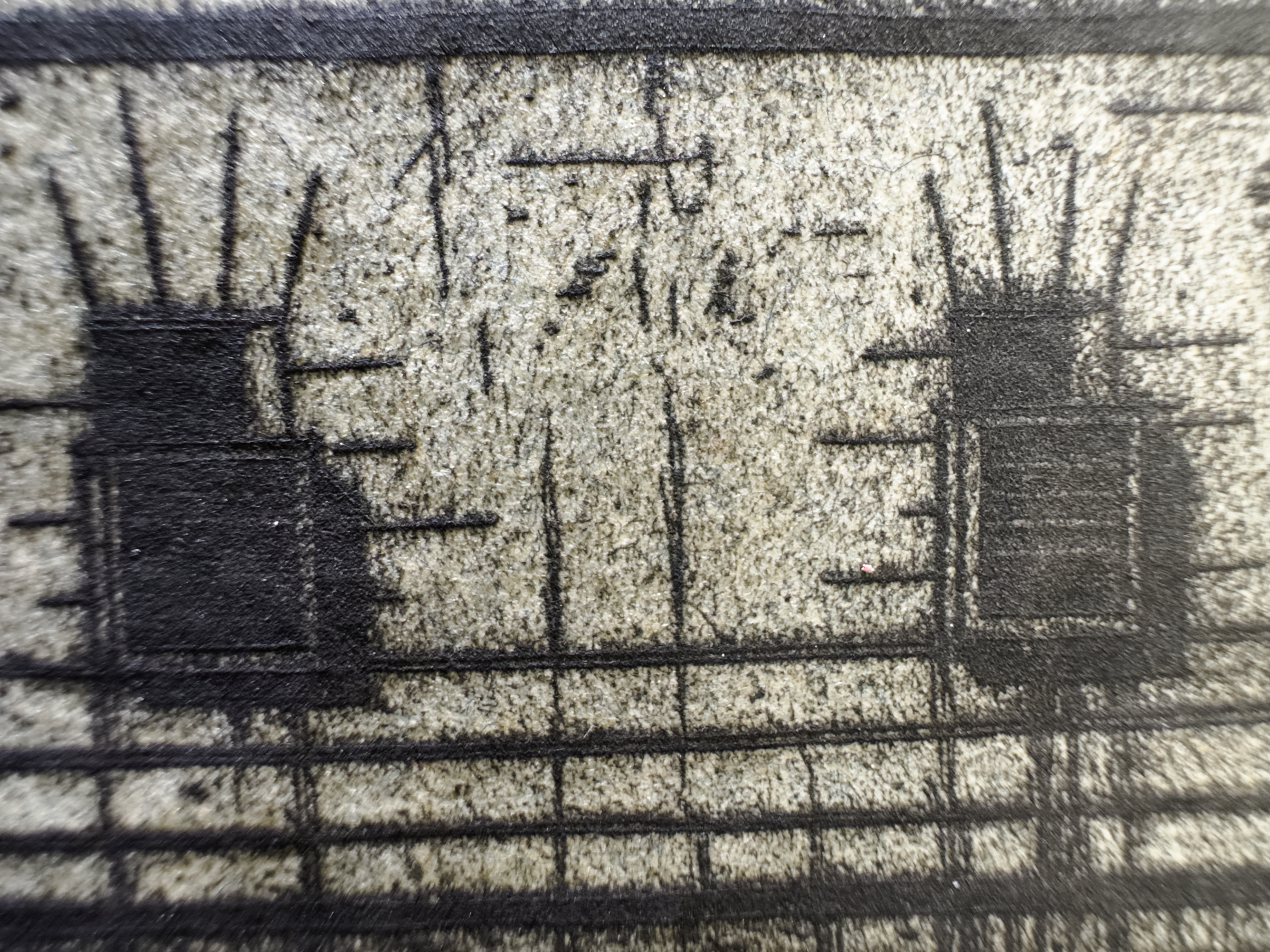 Figural Ink Silhouettes — Localized Ink Accumulation