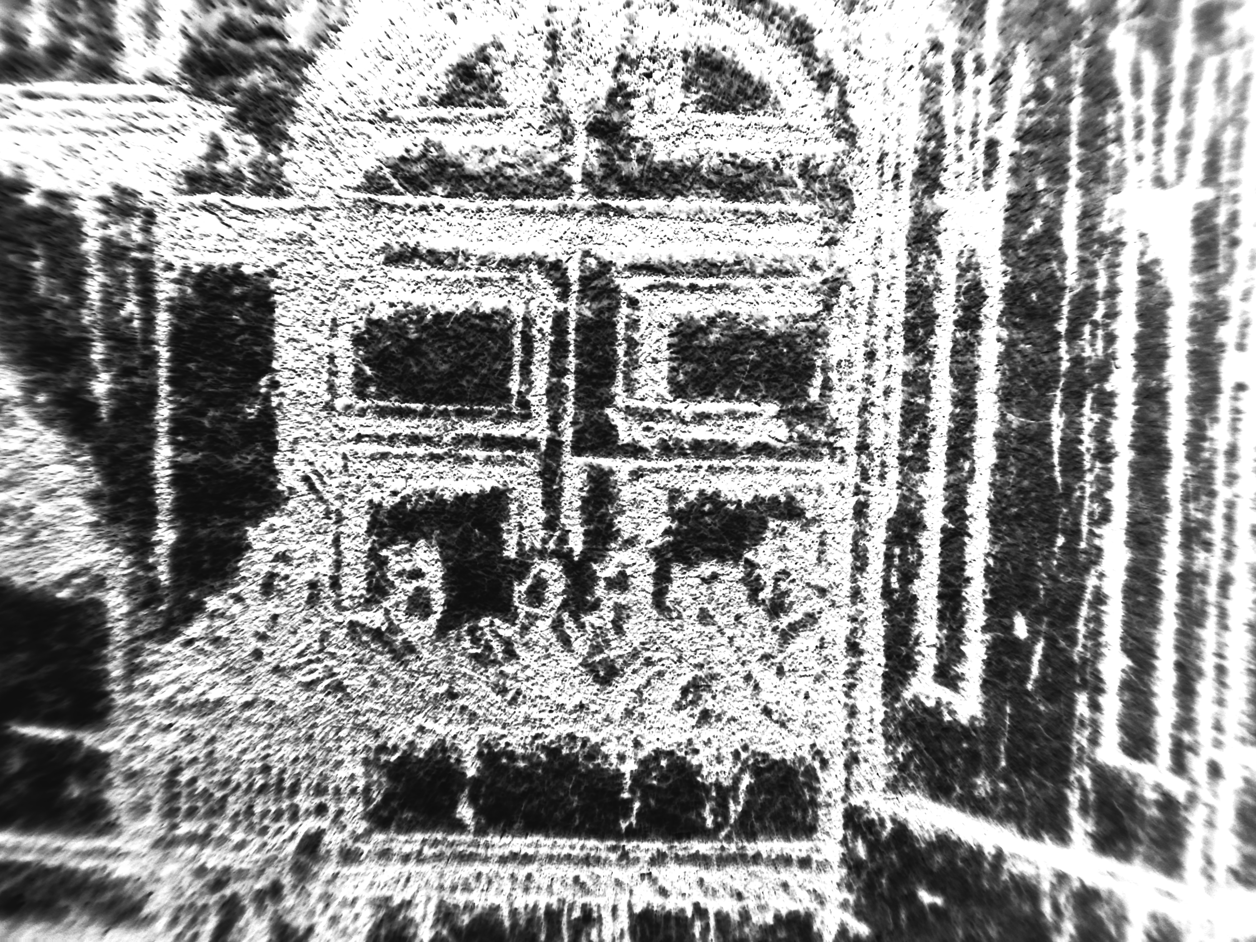 Architectural Window Structure — Tonal Inversion.
