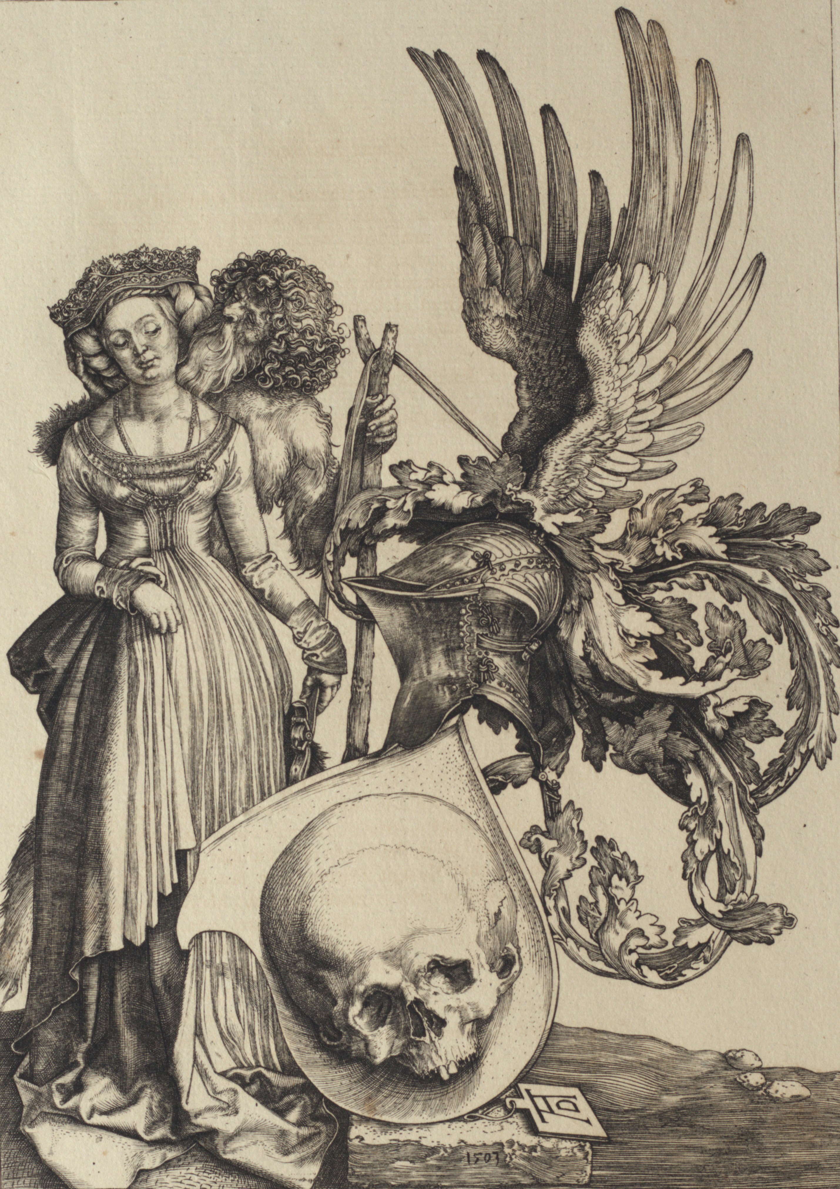 Coat of Arms with a Skull