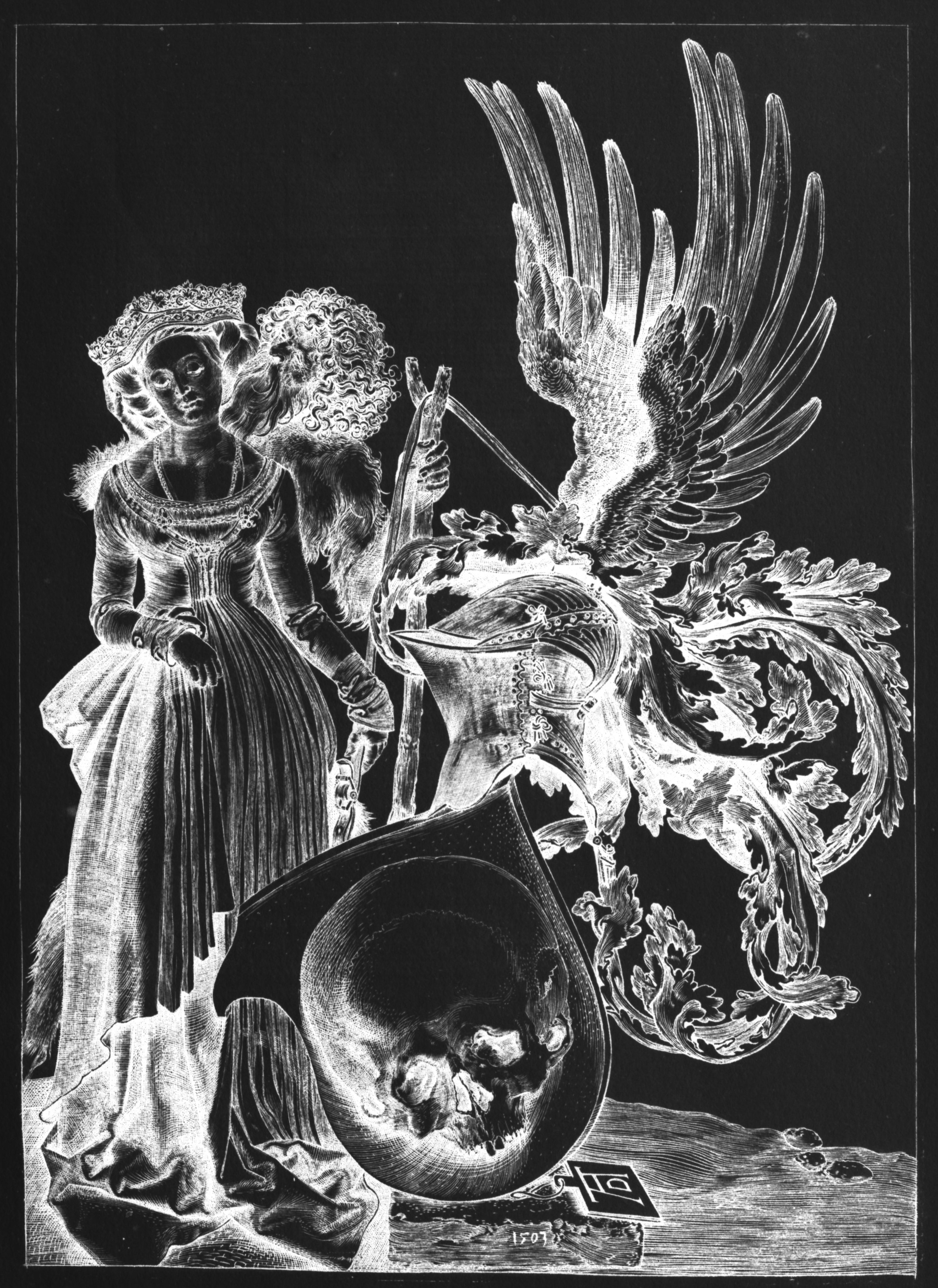 Tonal Inversion of the Full Print.