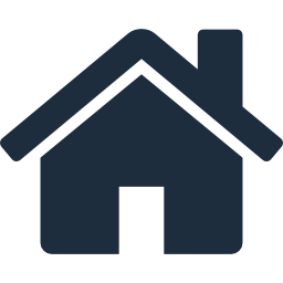 Simple icon of a house with a chimney.