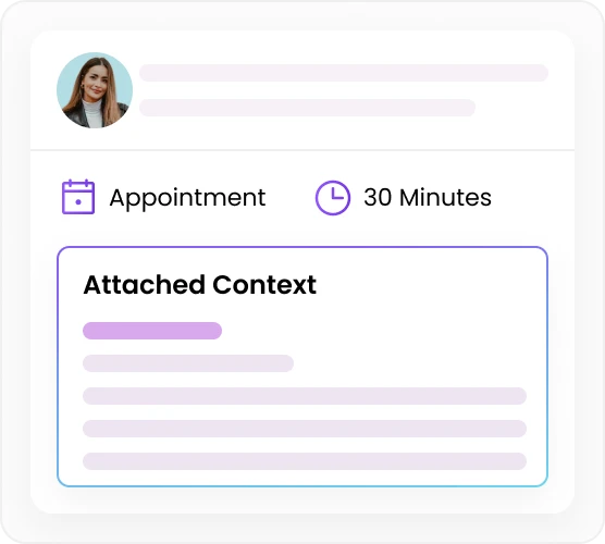 Context every booking