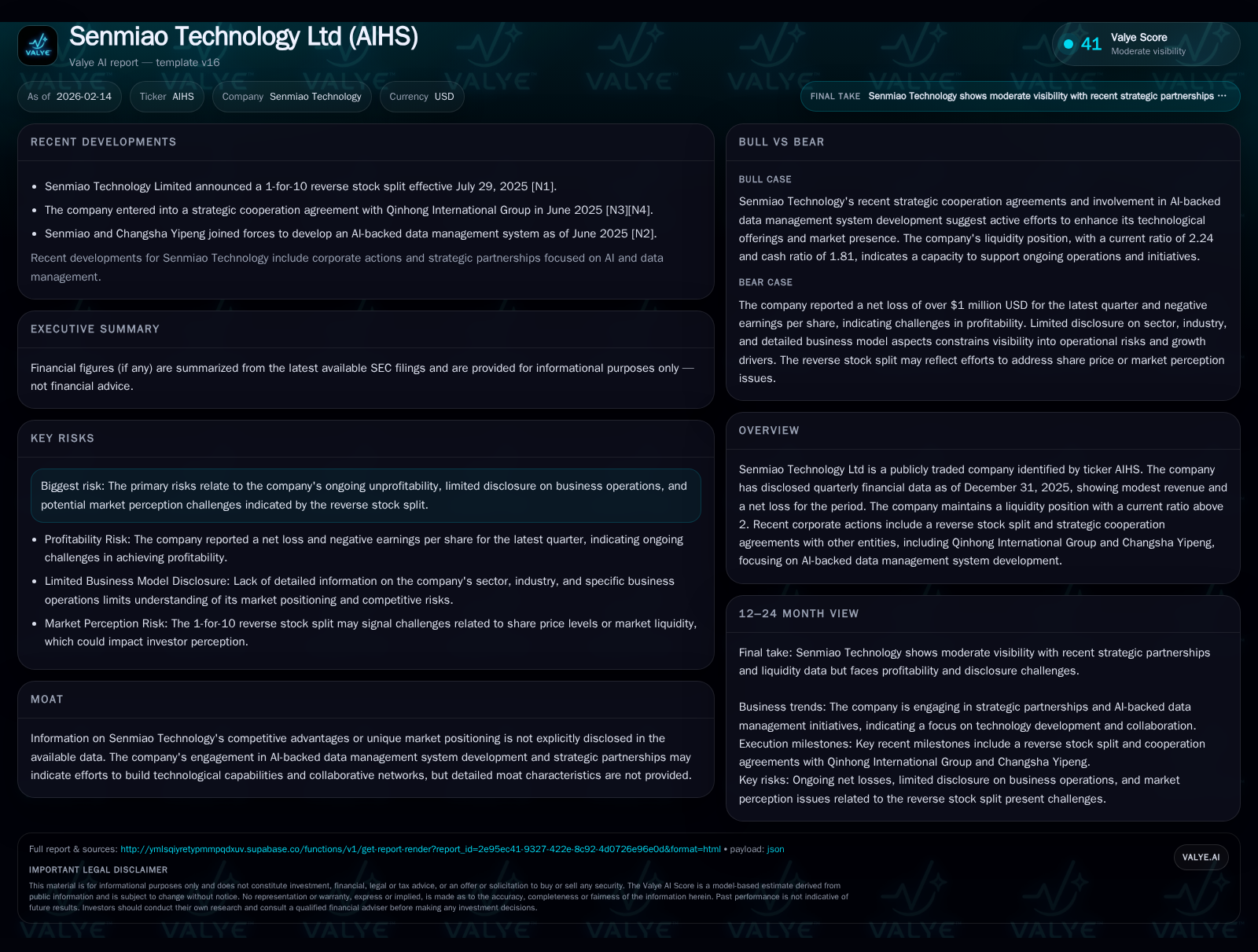 Senmiao Technology Ltd: Balancing AI Ambitions Against Financial Challenges