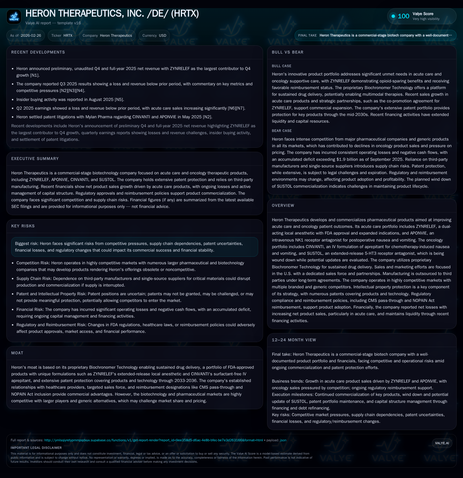 Heron Therapeutics Strengthens Position Through Technological Edge and Patent Defenses