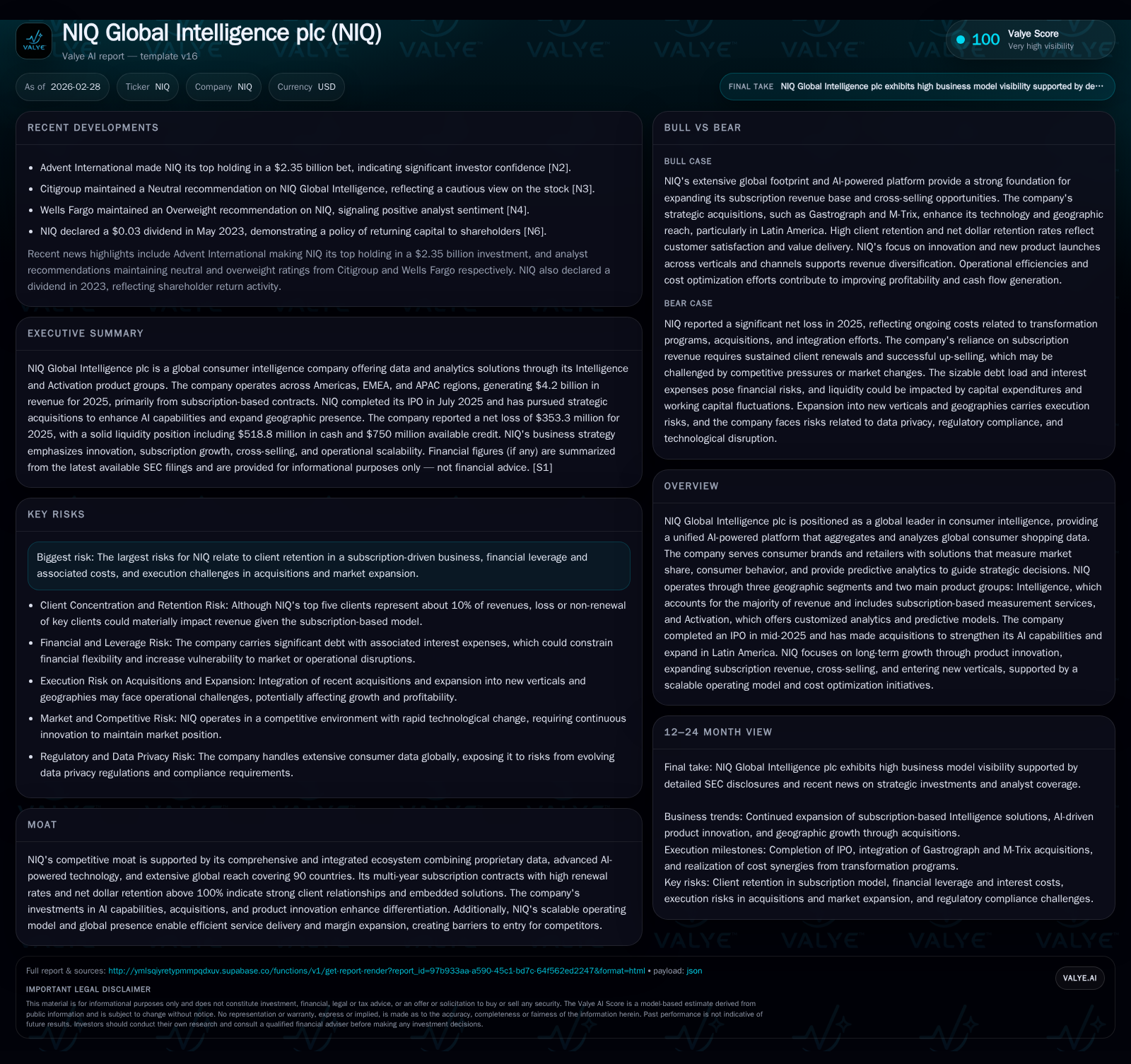 NIQ Global Intelligence: Harnessing AI to Transform Consumer Insights and Drive Subscription Growth