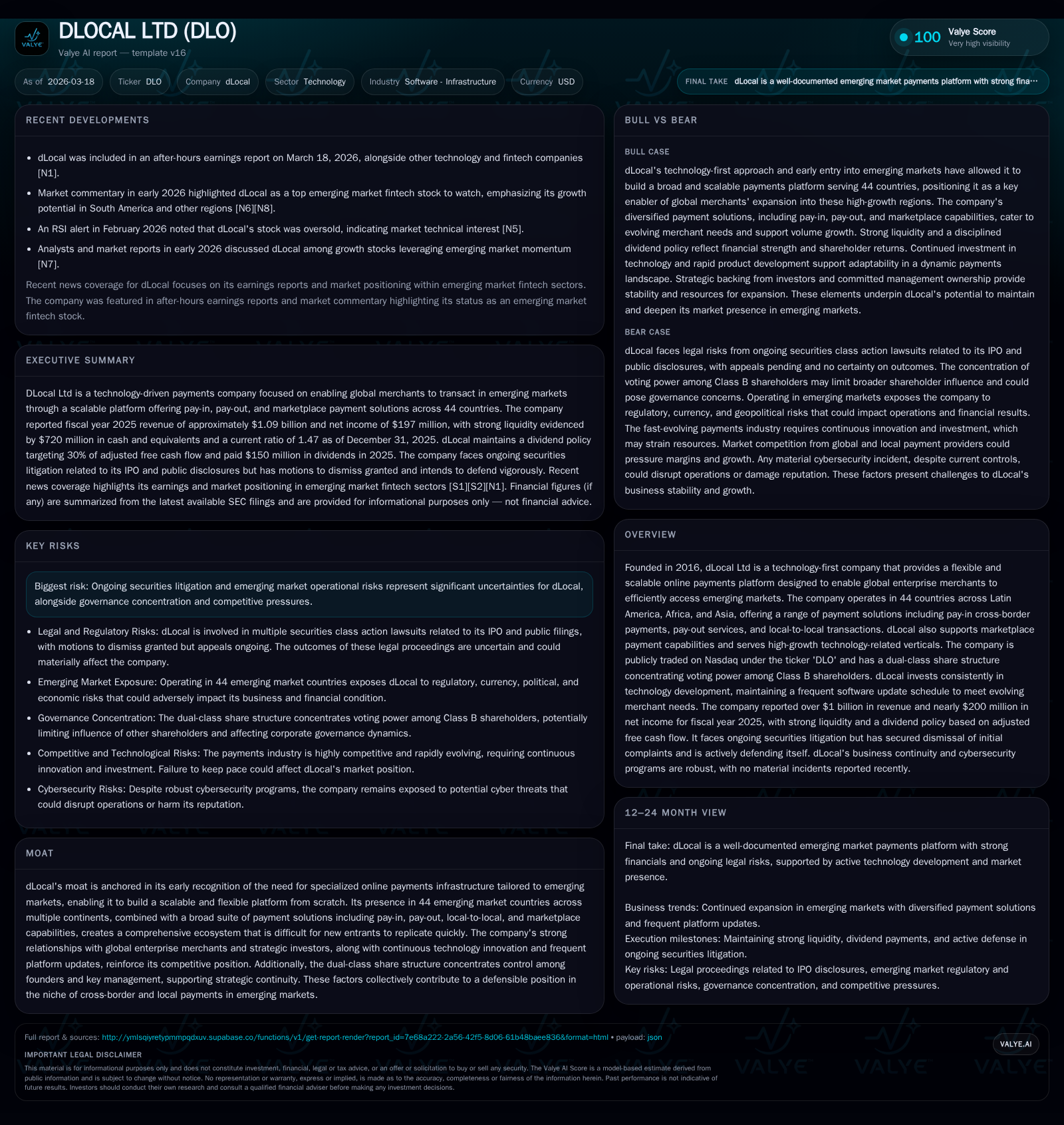 dLocal's Rapid Revenue Expansion Highlights Emerging Markets Opportunity and Legal Risks