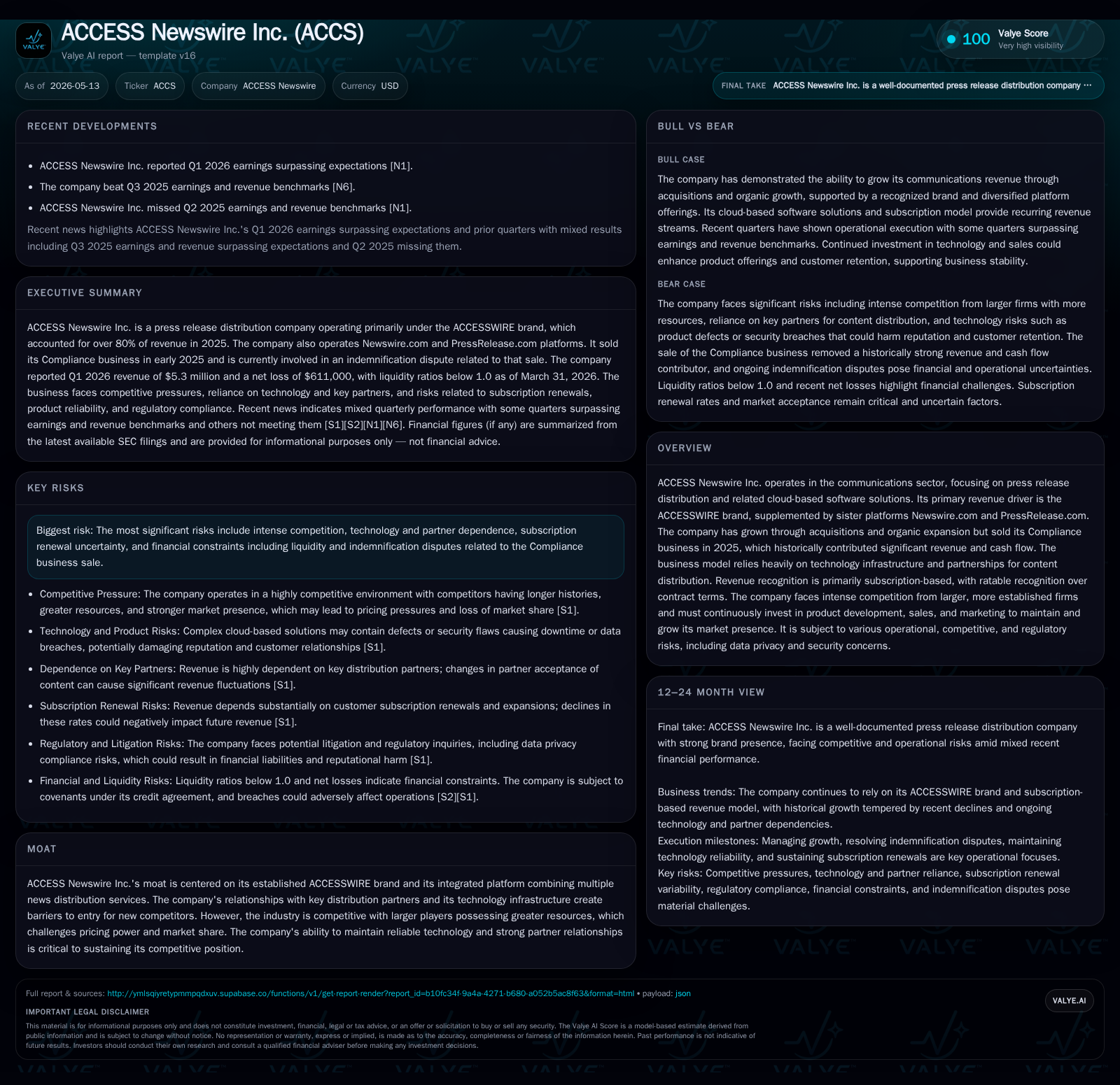 ACCESS Newswire Strengthens Core Communications Amid Compliance Unit Exit