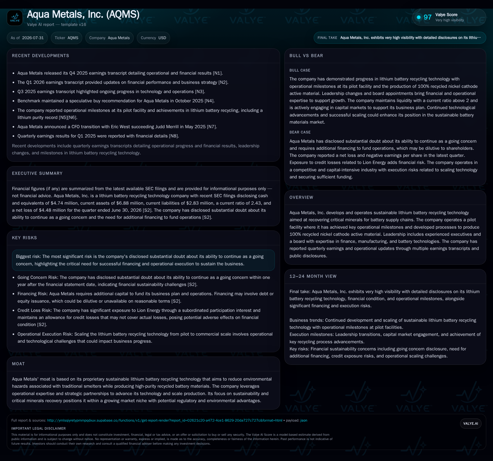 Aqua Metals Advances Battery Recycling Pilot Amid Capital and Operational Challenges