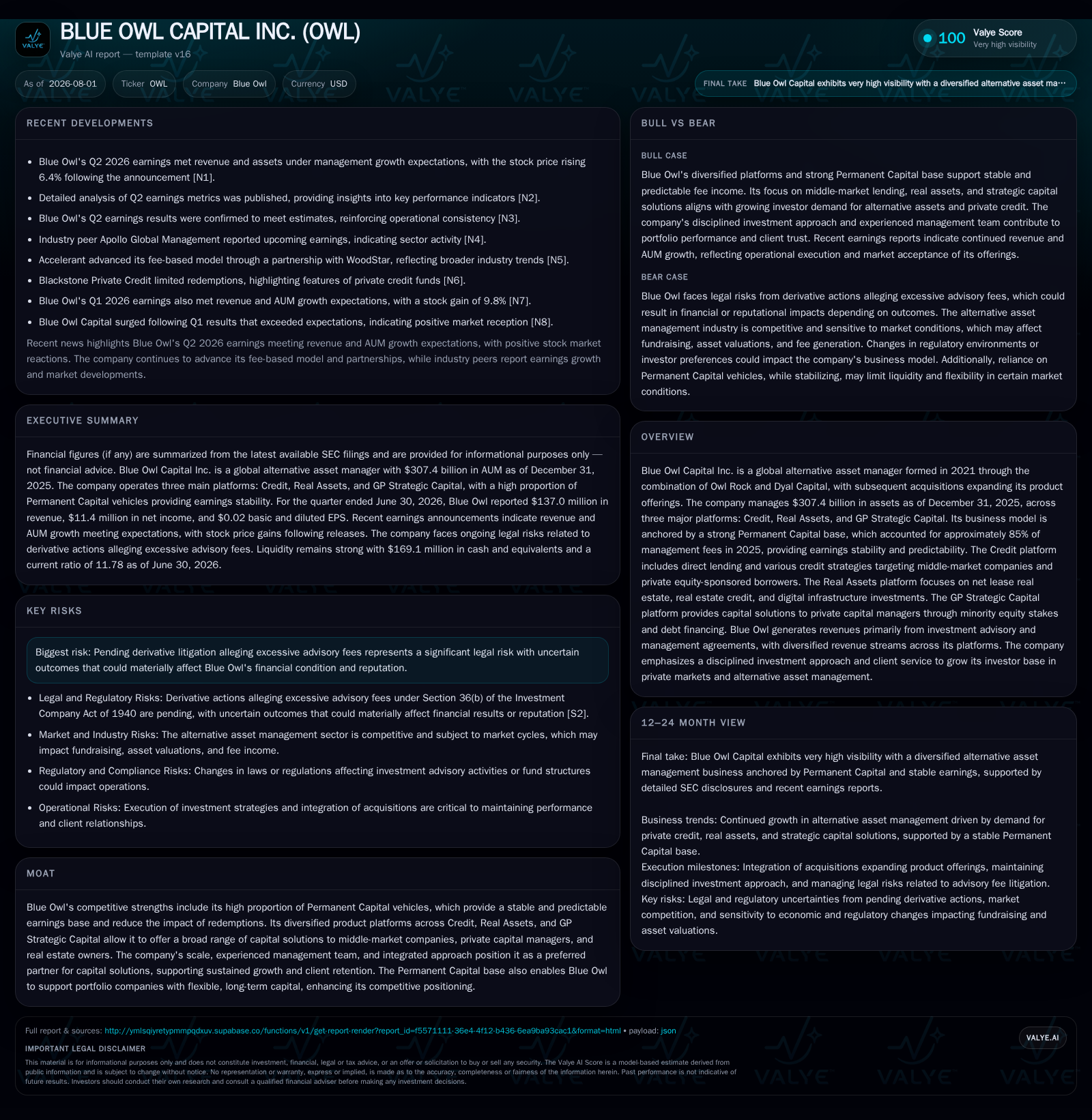 Blue Owl Capital’s Fee Stability Anchored by Permanent Capital Amid Litigation Risks
