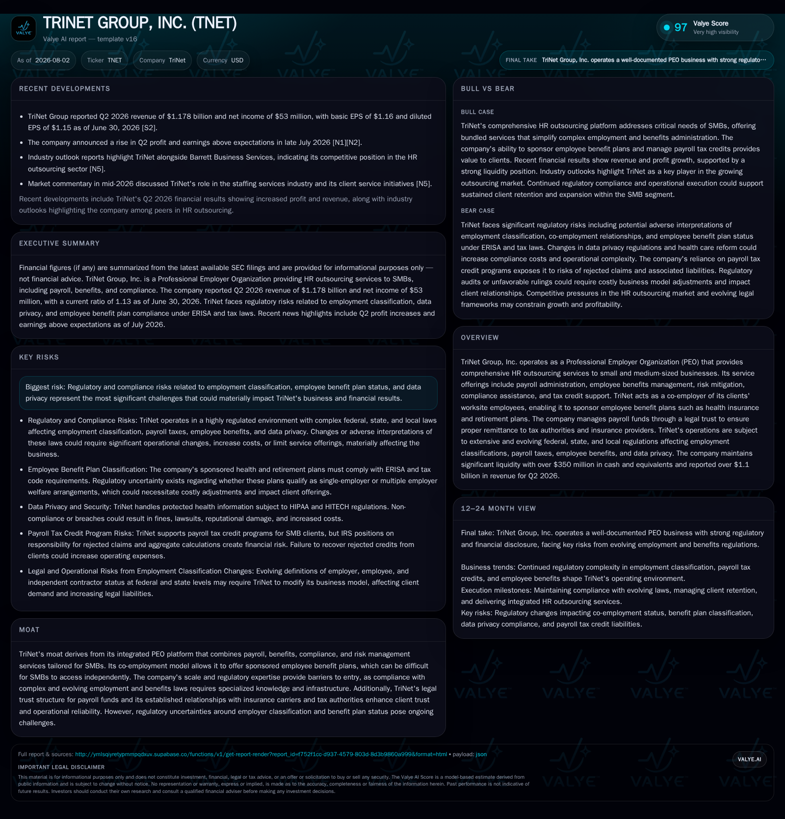 TriNet Navigates Regulatory Complexity While Expanding SMB HR Outsourcing Services
