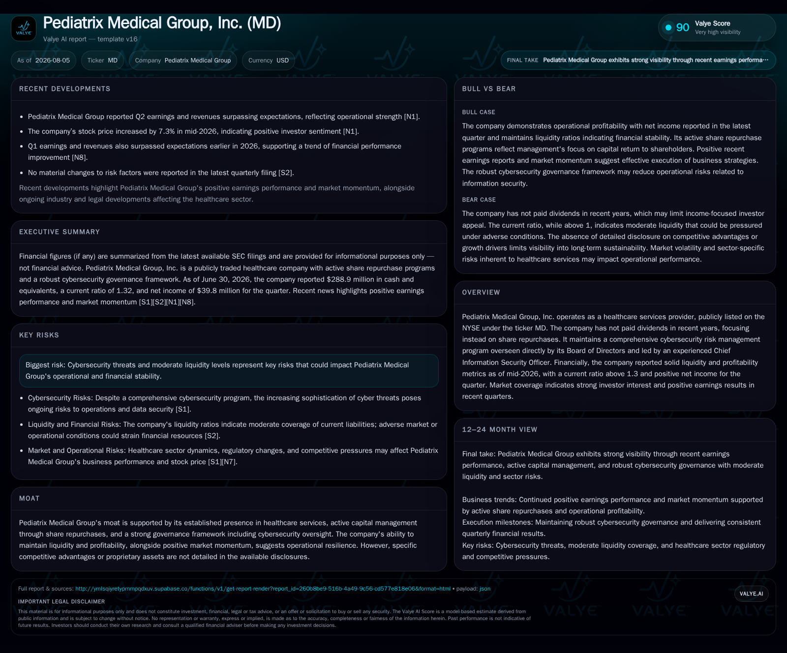 Pediatrix Medical Group Strengthens Operational Resilience with Robust Q2 Performance and Strategic Capital Management