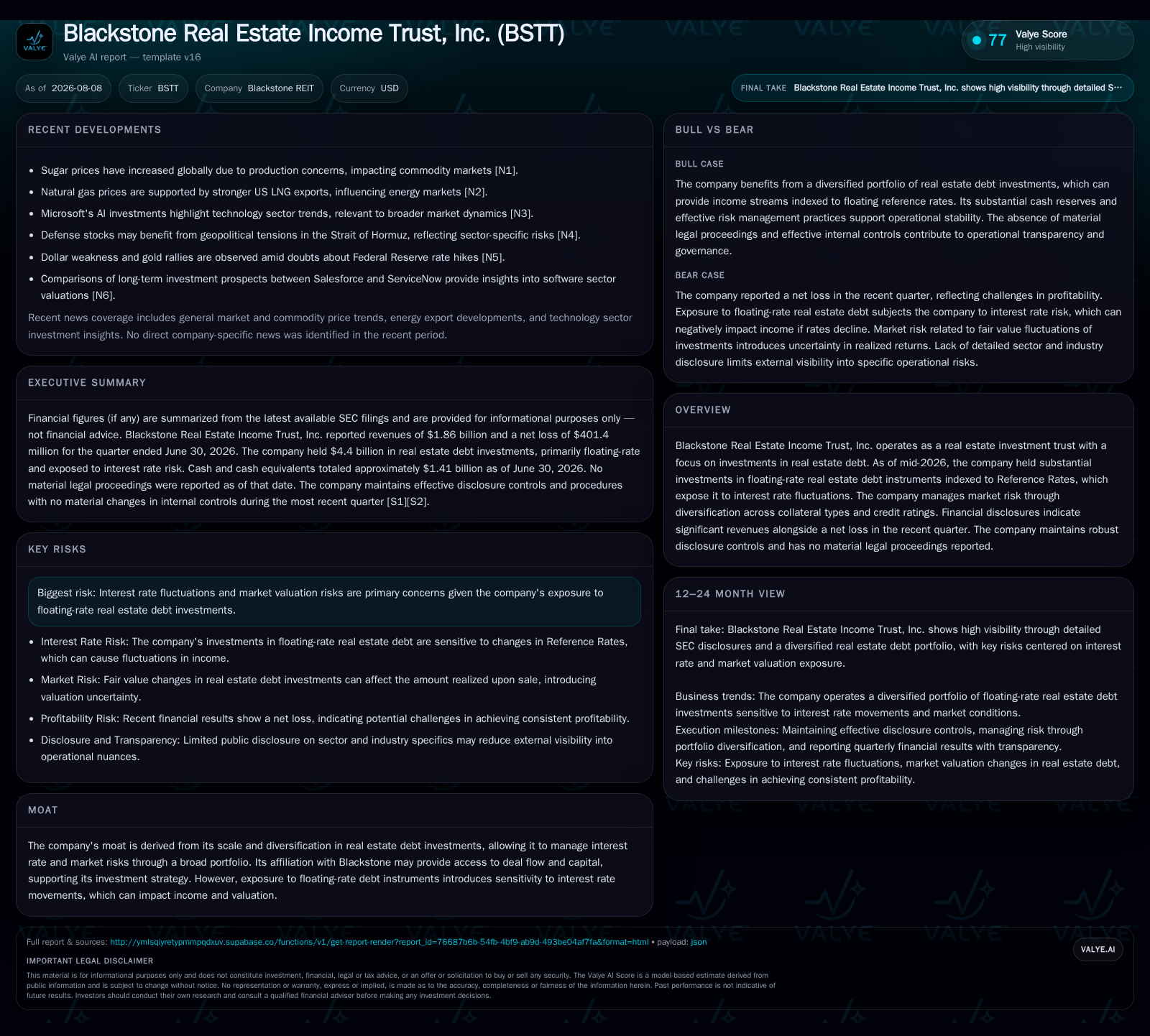 Blackstone Real Estate Income Trust’s Portfolio, NAV, and Rate Risks in Q2 2026 Unpacked
