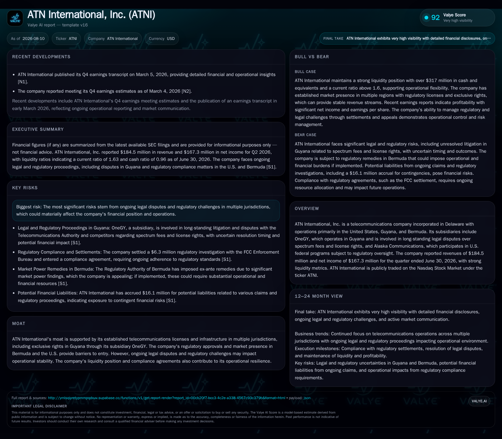 ATN International’s Operational Resilience Tested by Spectrum Litigation and Market Dynamics
