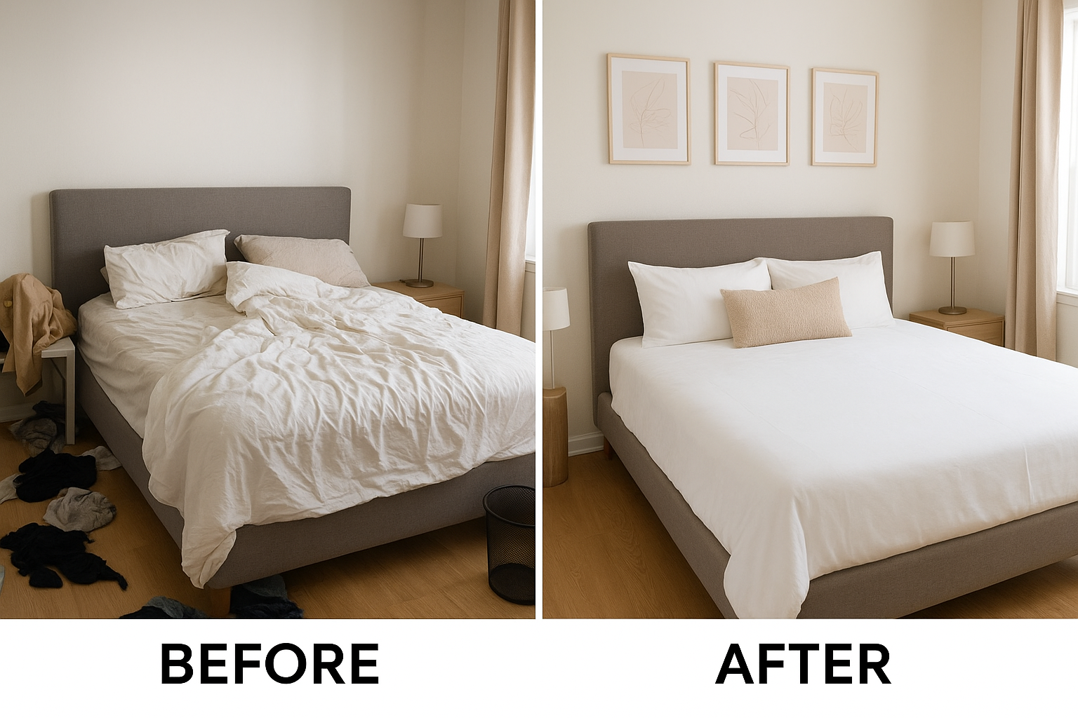 Airbnb Cleaning / Turnover Service  “Flawless turnovers that impress guests and protect your property’s reputation.”