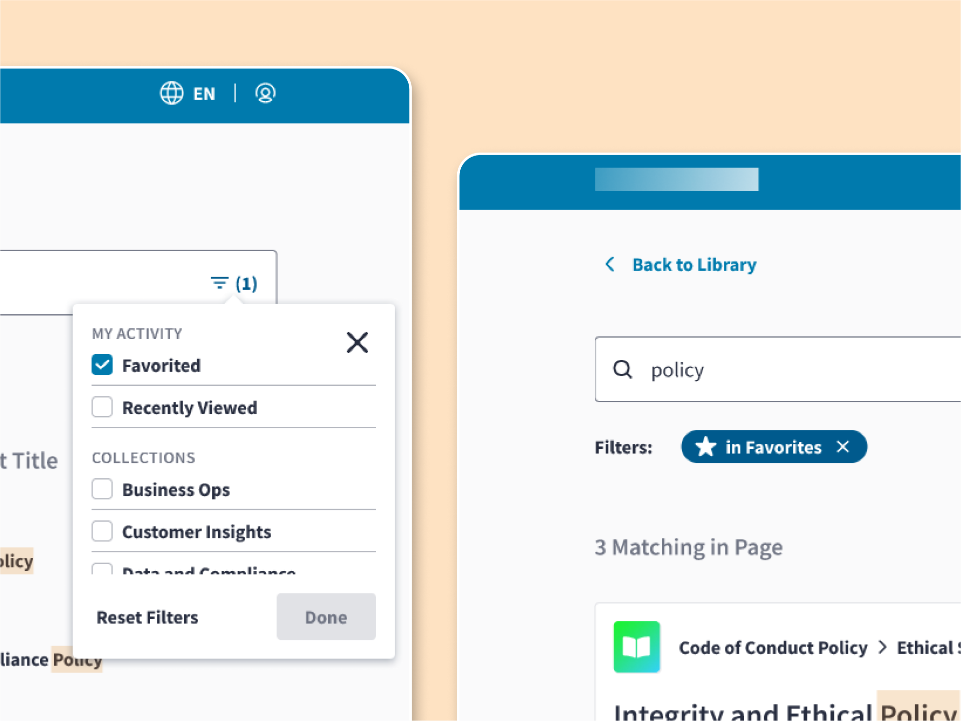 New search features increased user satisfaction 50%