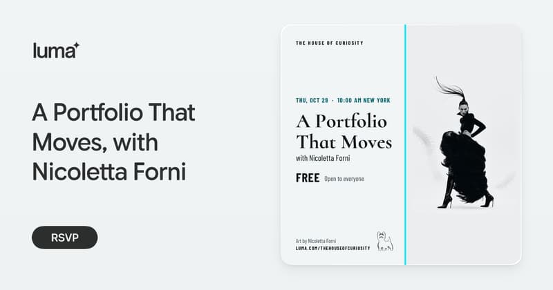A Portfolio That Moves, with Nicoletta Forni