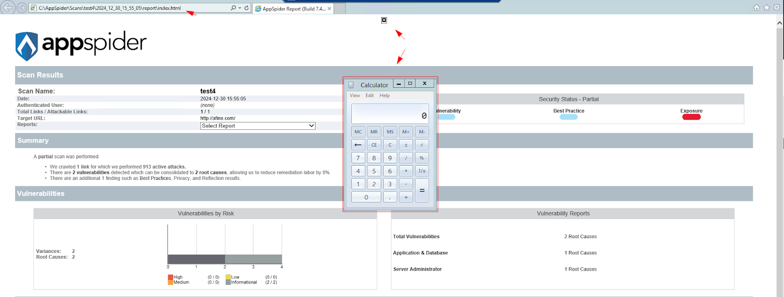 calc.exe launched via ActiveX - RCE proof of concept