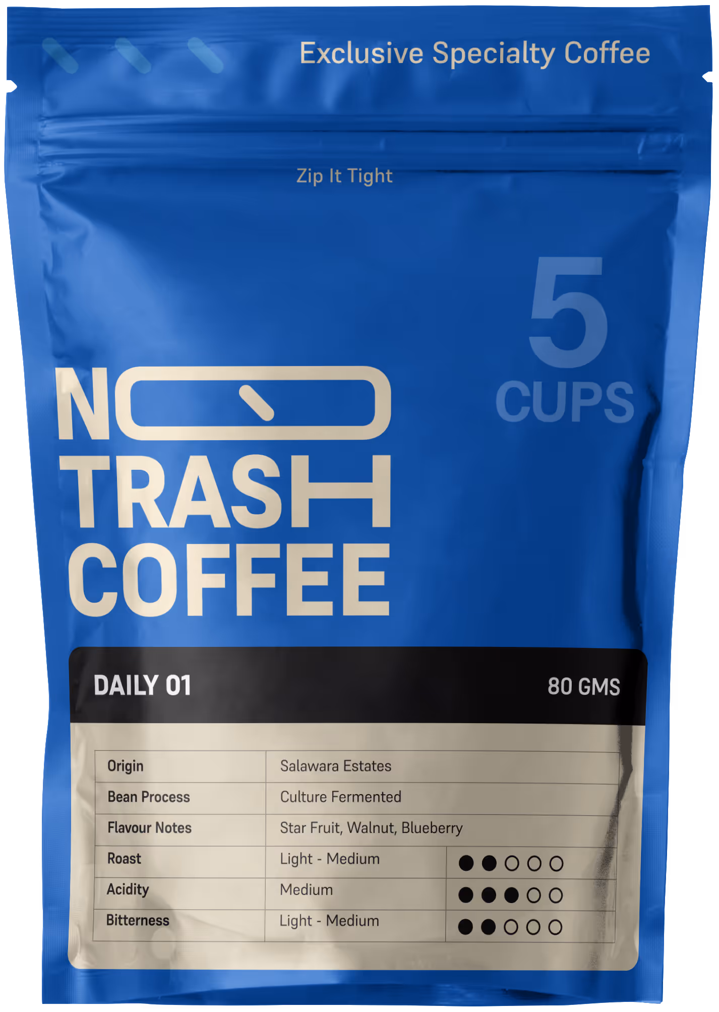 No trash coffee 80gms pouch