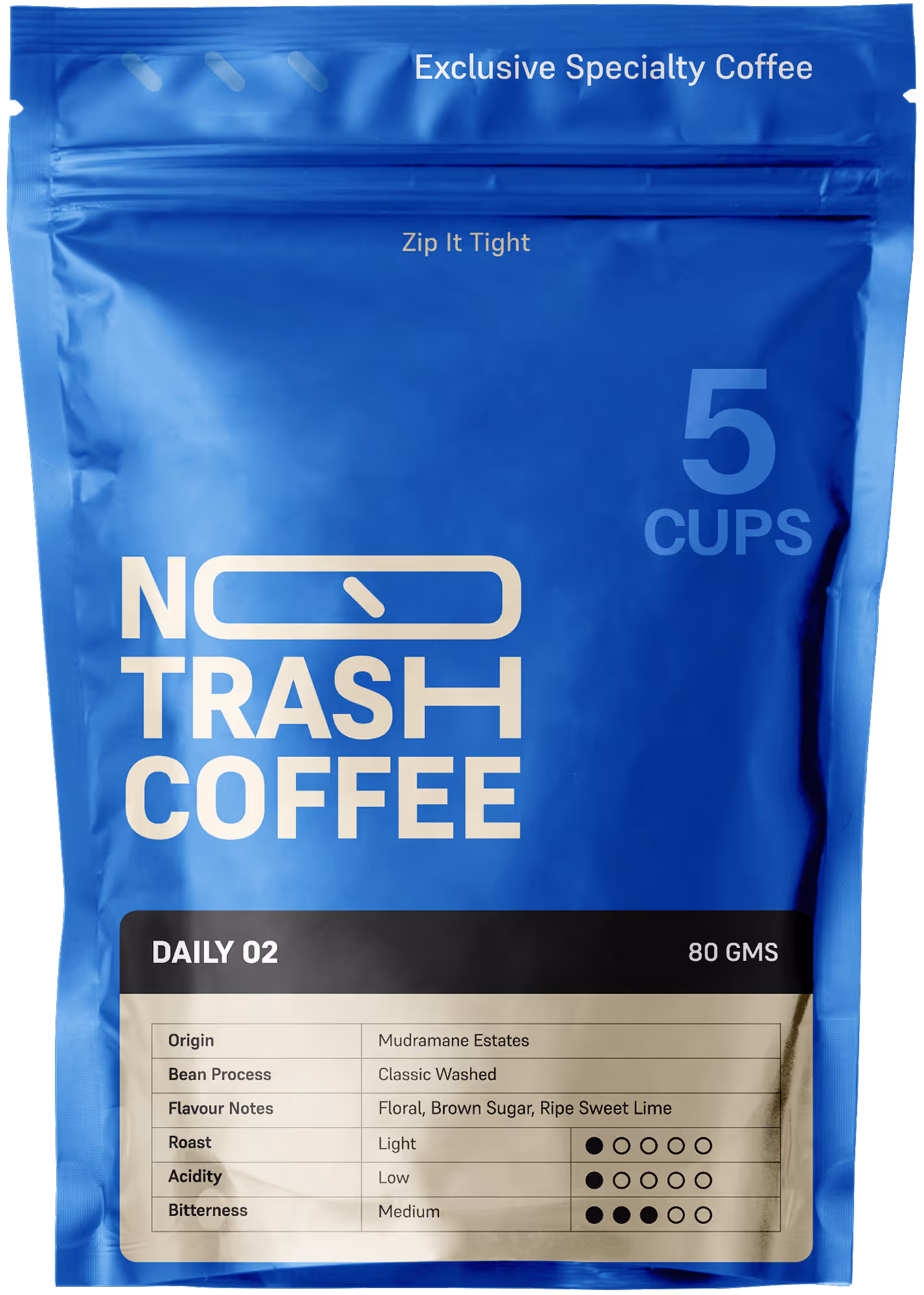 No trash coffee 80gms pouch