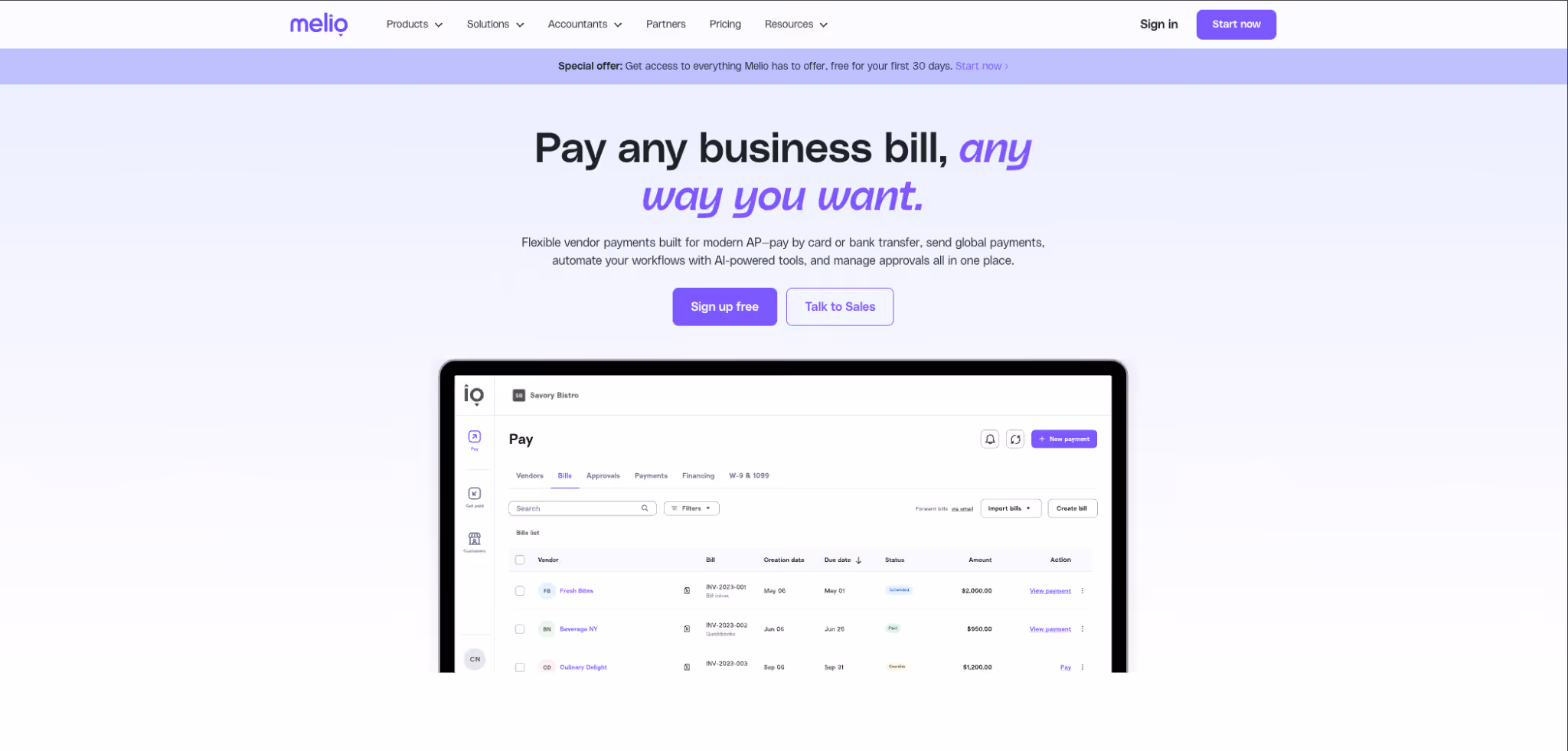 Ramp homepage screenshot