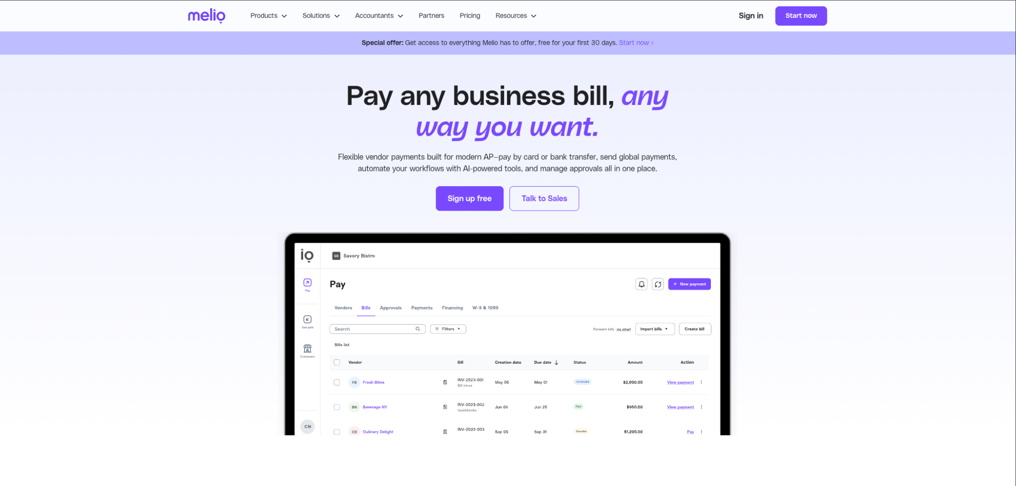 Ramp homepage screenshot