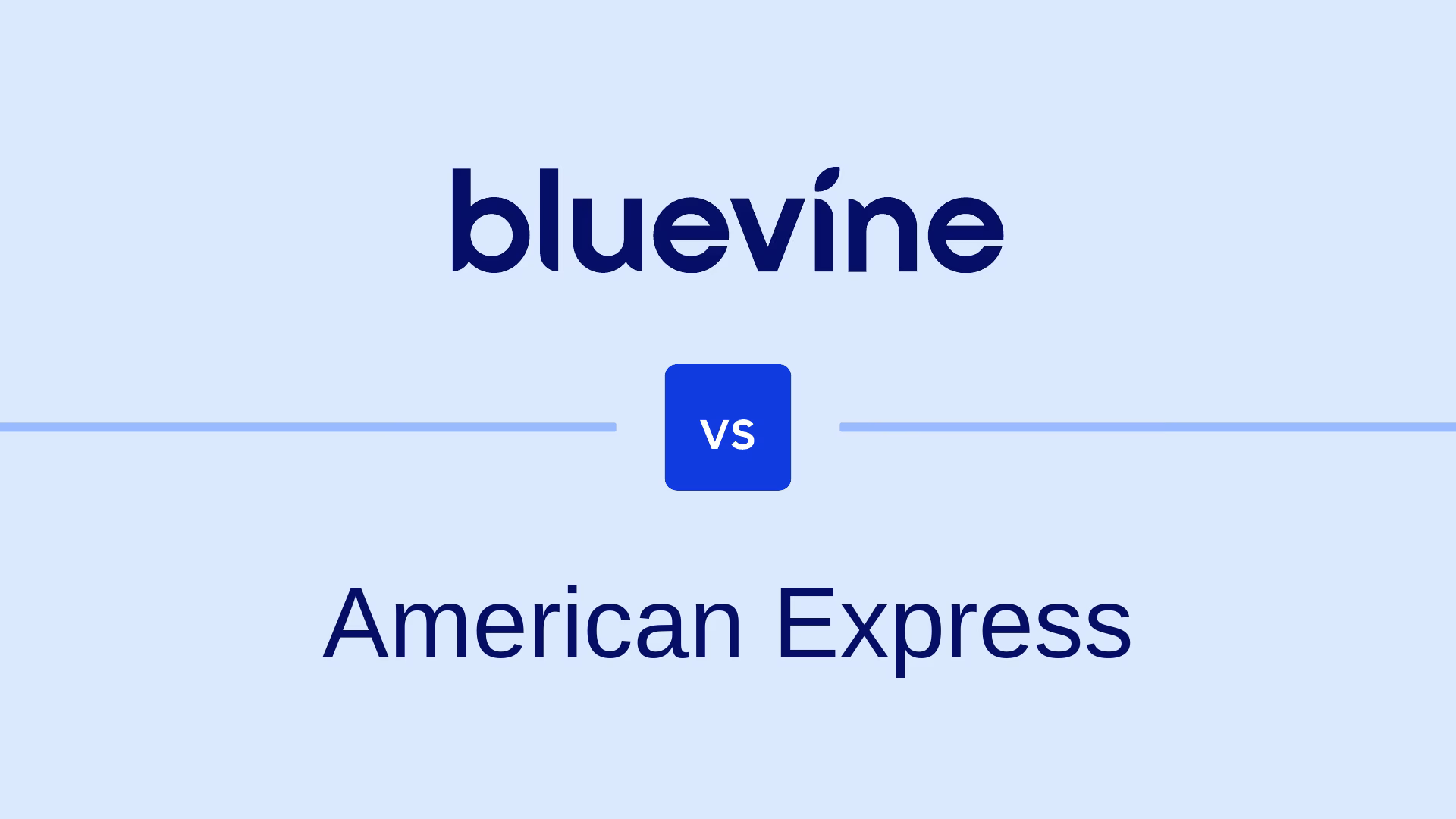 Bluevine vs. Amex Business Checking