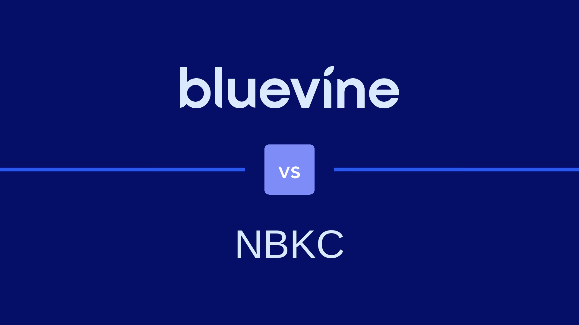 Bluevine vs. NBKC
