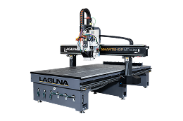 Industrial Laguna SmartShop MT CNC router machine with metal frame and cutting head.