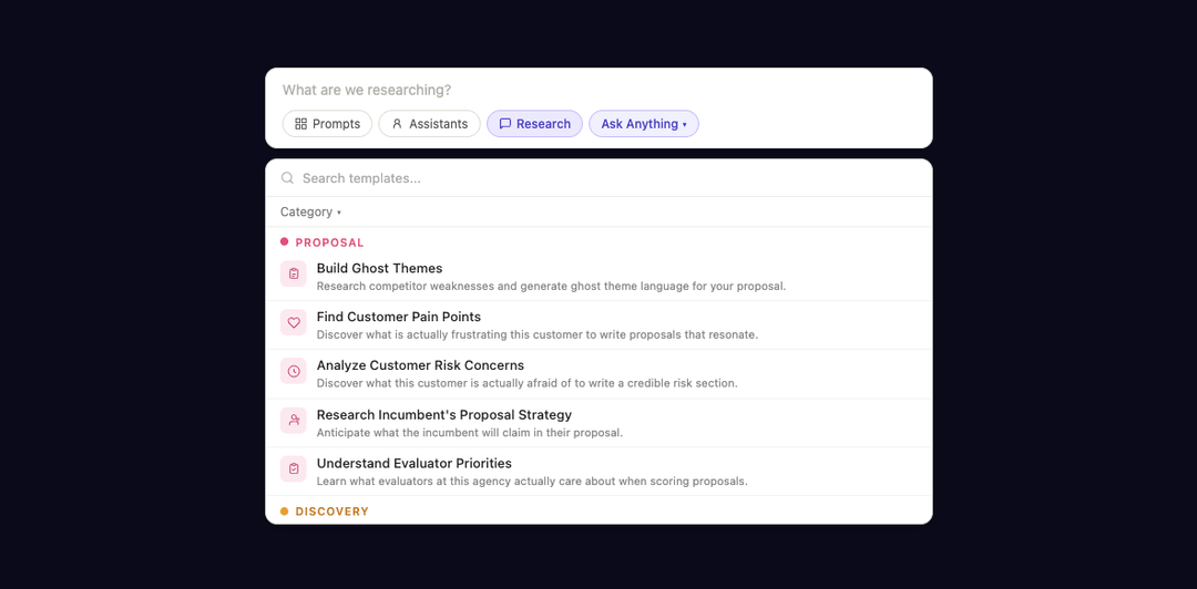 Win More Proposals with Deep Research: Introducing Proposal ...