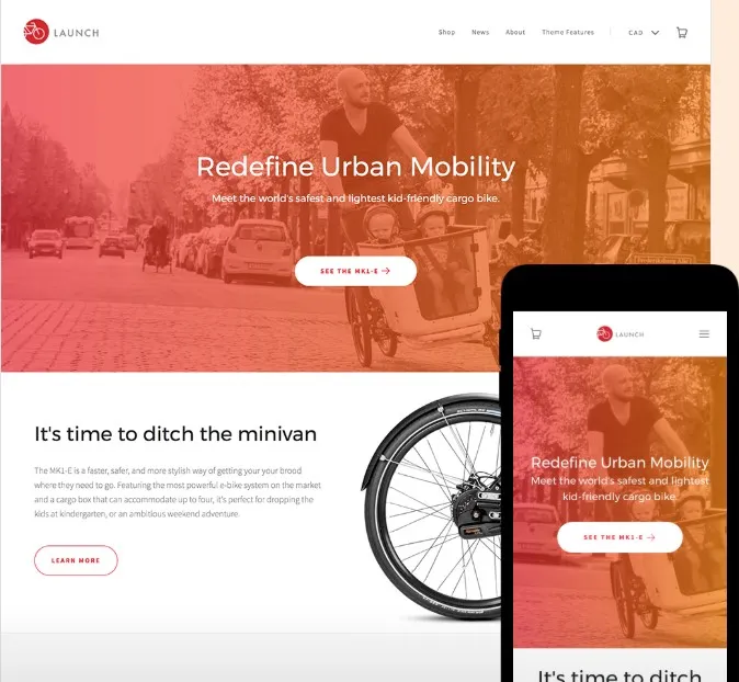 Launch Shopify Theme