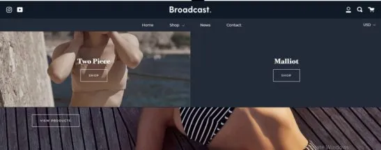 Broadcast Shopify Theme