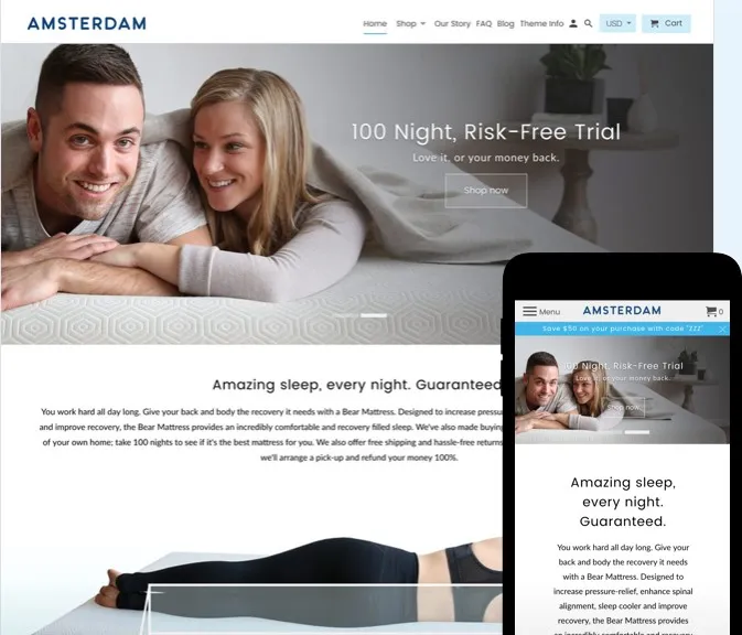 Retina Shopify Theme