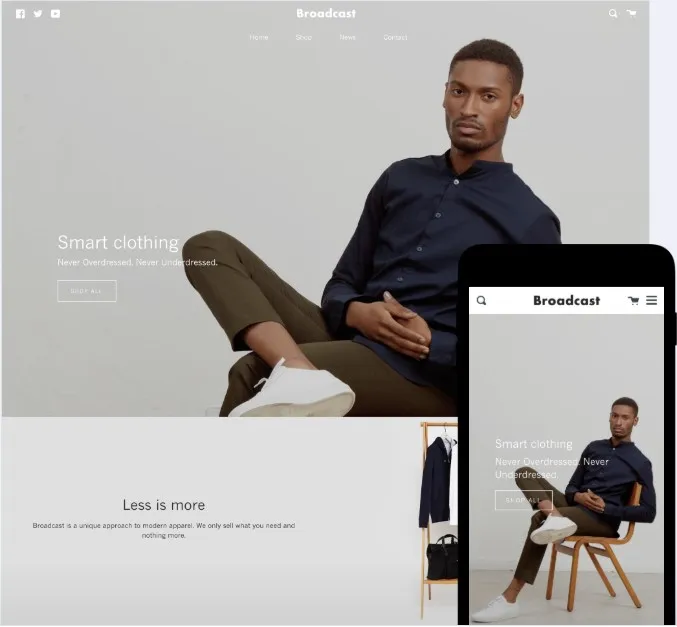 Broadcast Shopify Theme