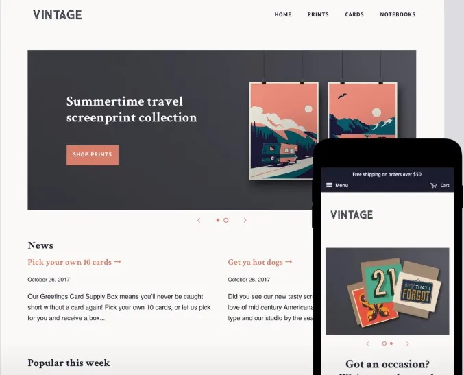 Minimal Shopify Theme