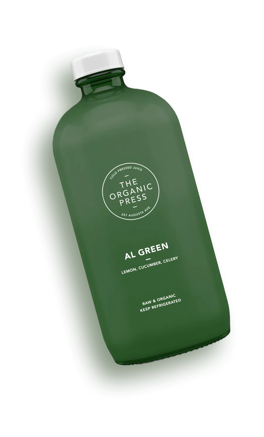 Picture of Al Green smoothie bottle