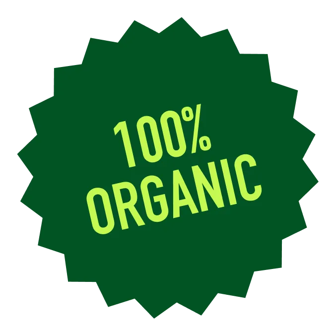 "100% Organic" Badge