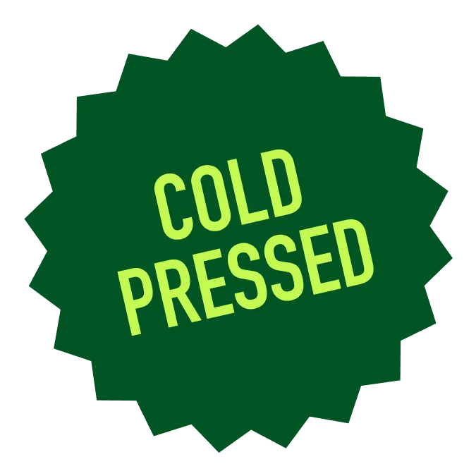 "Cold Pressed" Badge