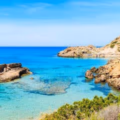 Moraira amazing sea shore on the Costa Blanca North.