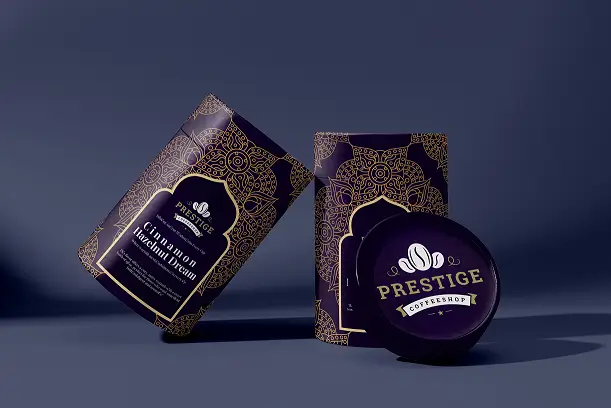 Coffee Tube Packaging Design