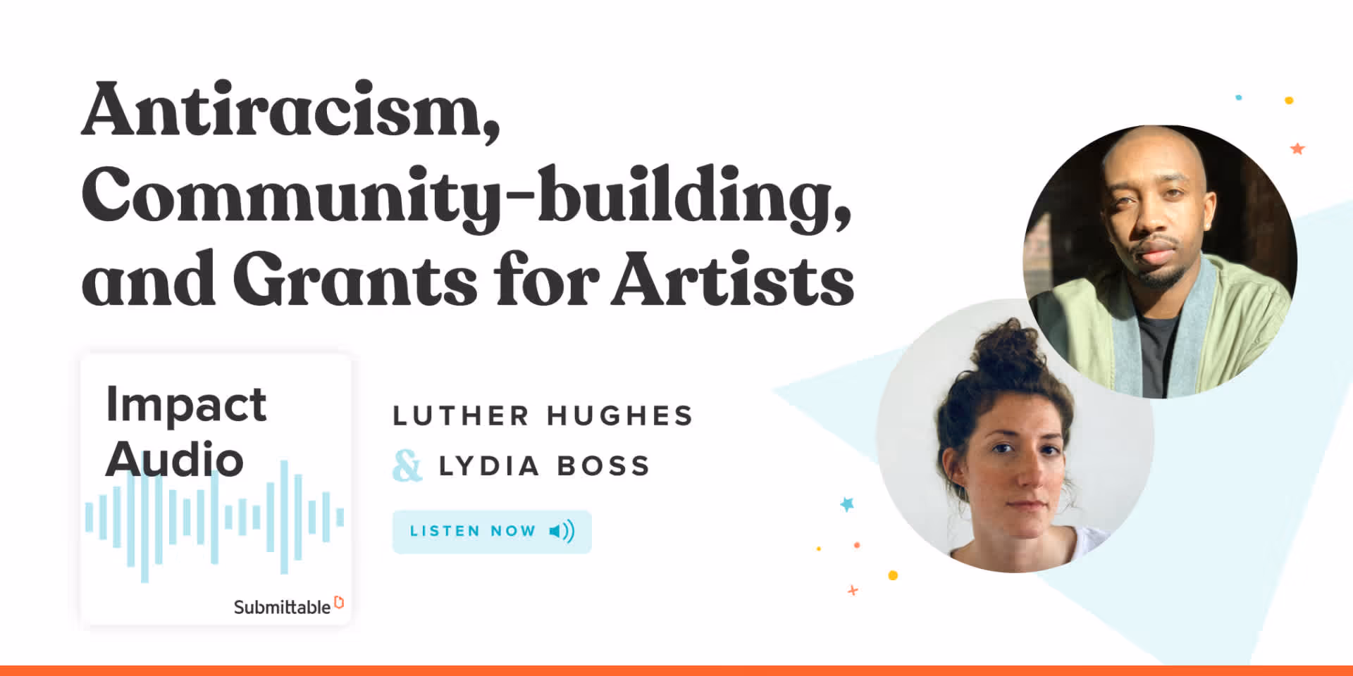 Luther Hughes and Lydia Boss: Antiracism, Community-building, and Grants for Artists