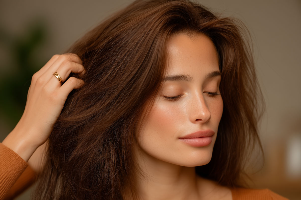 Haare unter Perücke verstecken