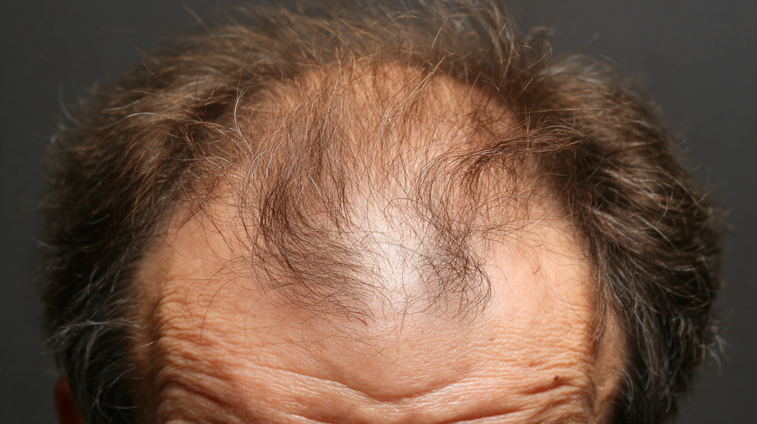 Haarausfall bei Männern – fortgeschrittener Haarverlust am Scheitel – Lösungen bei Hairworld Salzburg