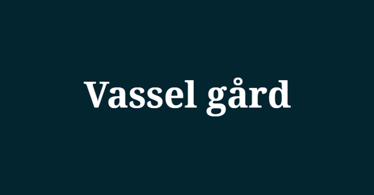 Vassel Gård in Herand, Norway