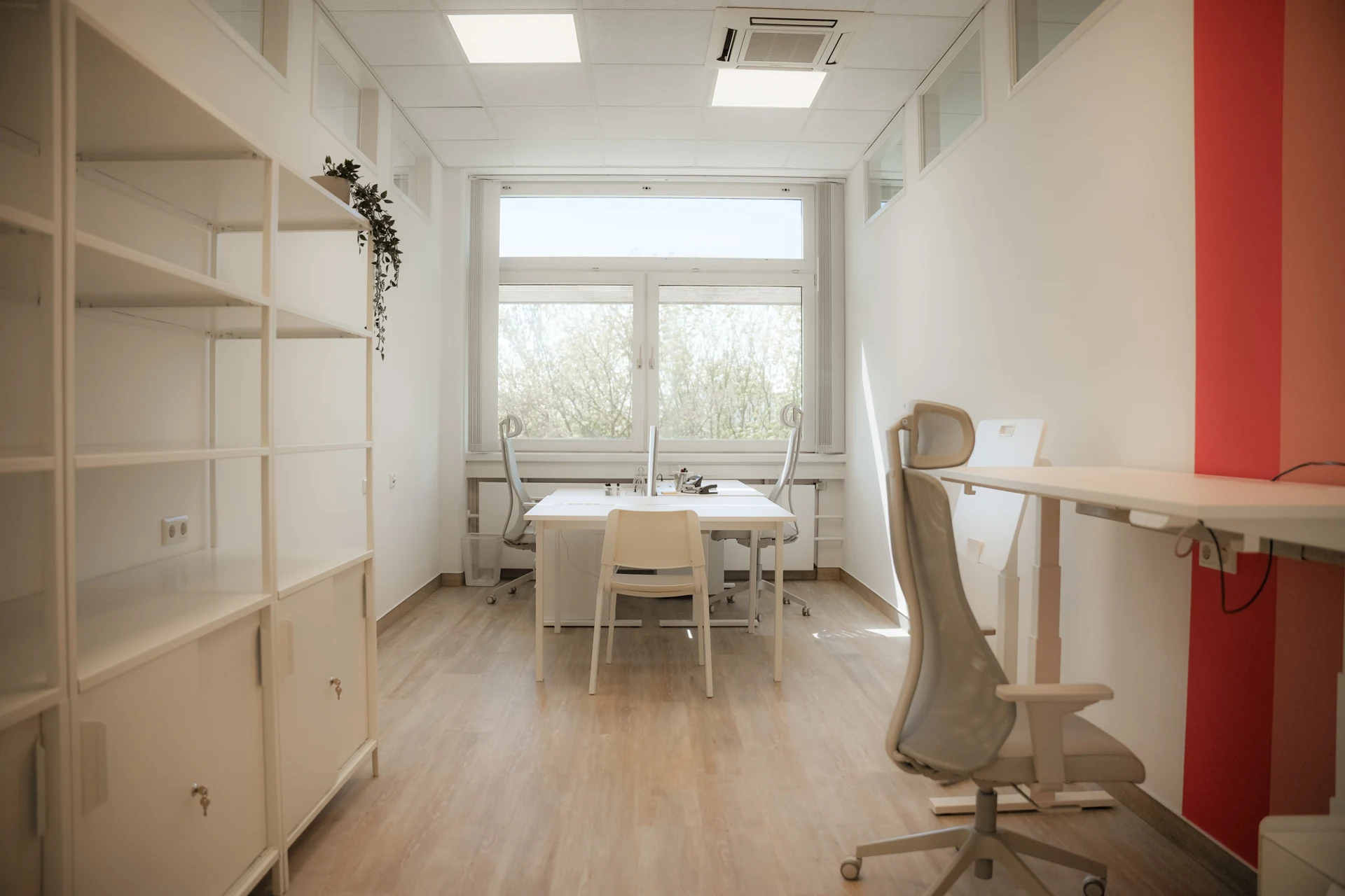 Shared office workspace