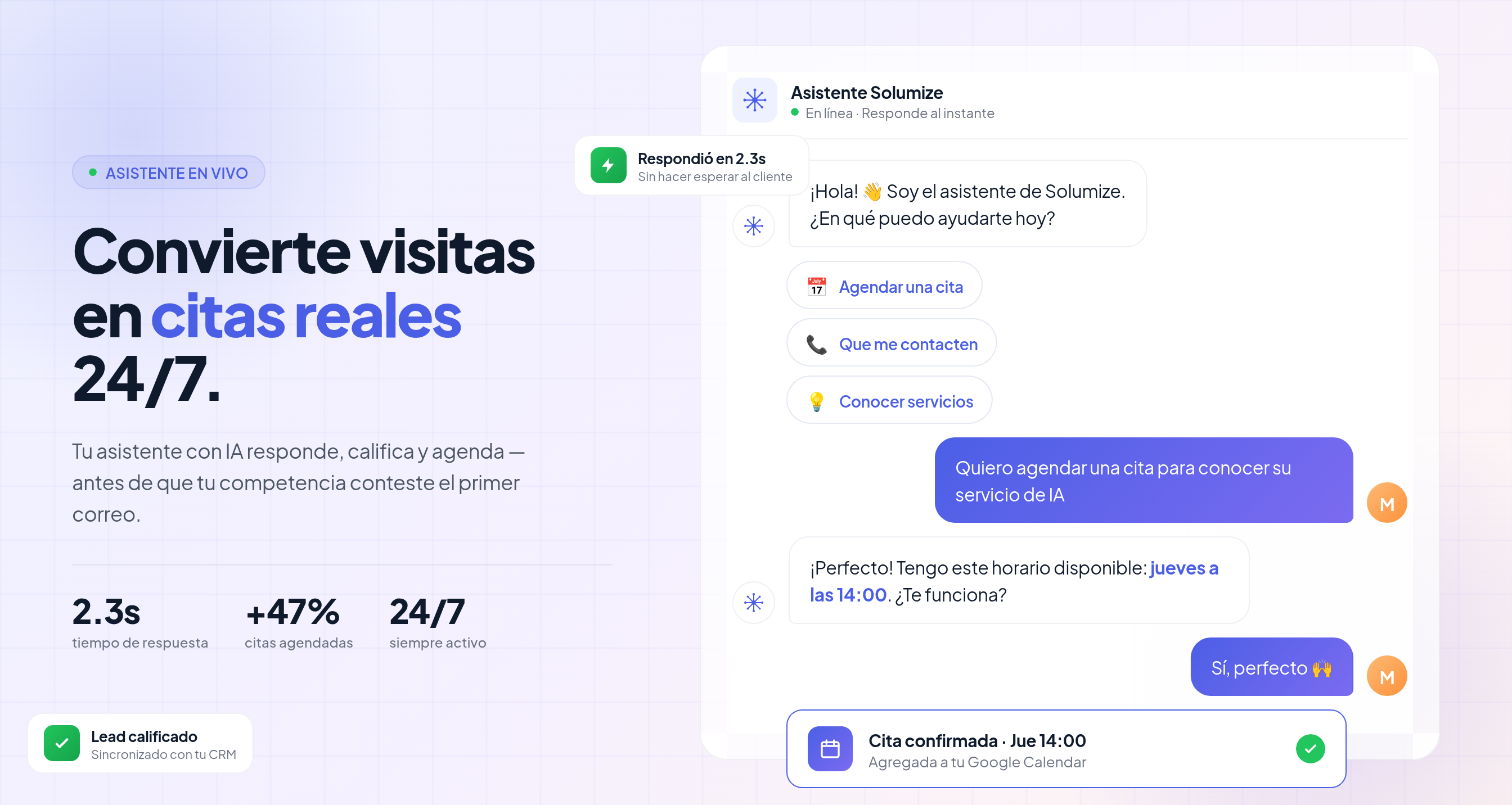 SOLUMIZE INBOUND AI SDR