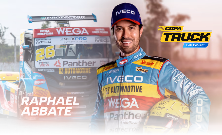 Piloto da copa truck Raphael Abbate