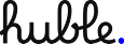 Huble company logo with a small blue dot at the end.