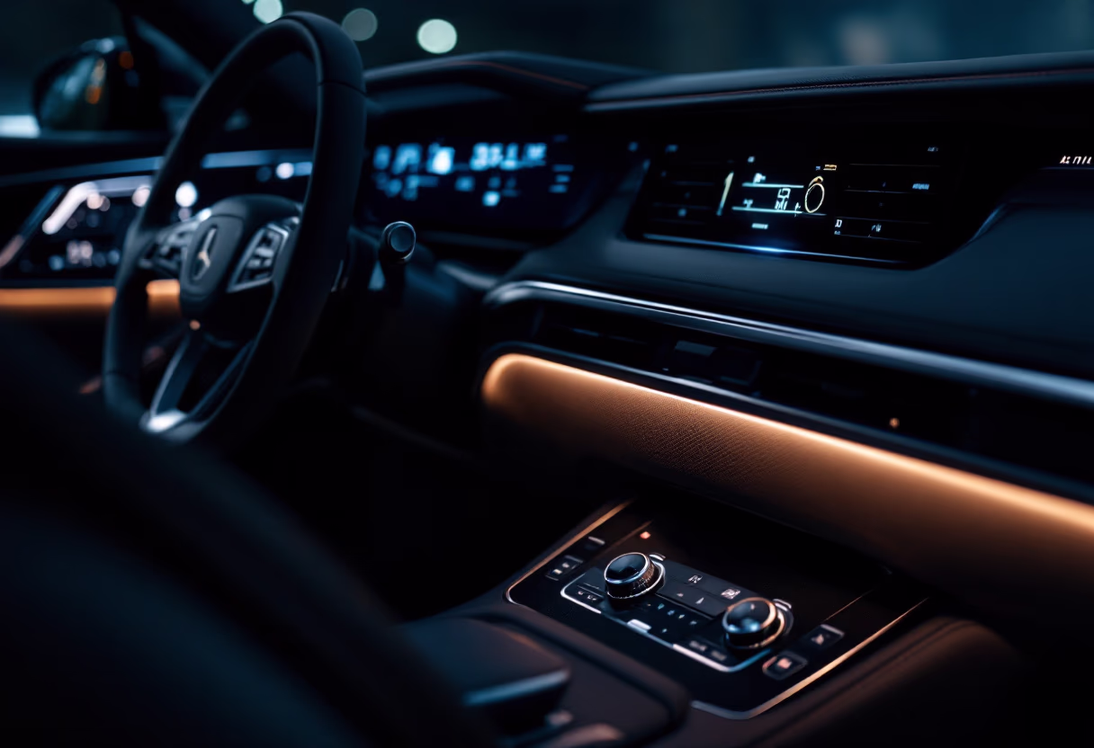 image of vehicle interior ambiance