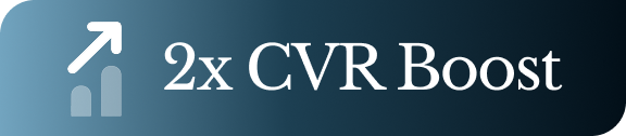 2x conversion rate boost badge